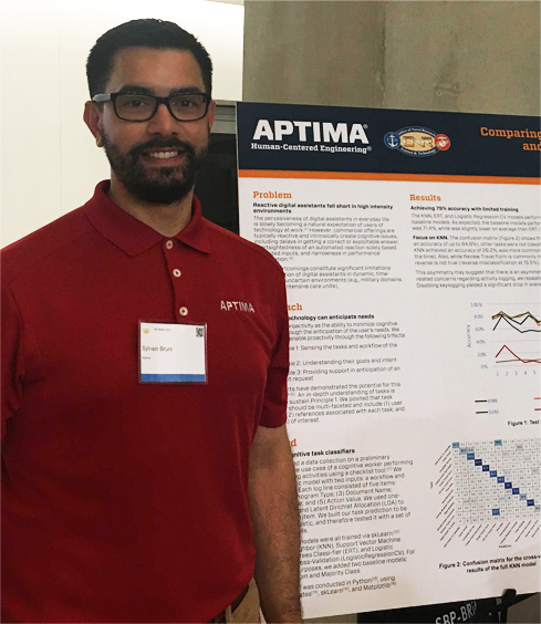 Sylvain Bruni presenting an engineering paper at a conference